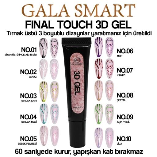 Gala 3D Tasarım Jel